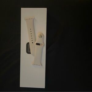 Apple Smartwatch with Cream Band